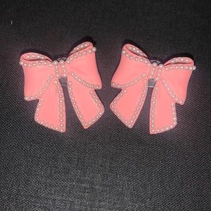 Pink Bowknot earrings!